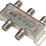 SD 4-Way Satellite Splitter 5-2450 Mhz