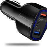QUALCOMM Car Charger 35w USB & type-C Car Adapter, 7A, 12-32v