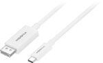 Insignia 6' USB-C to DisplayPort Cable, White, NS-PCKCD6-C - Image 2