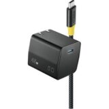 Insignia NS-MW345C1B22B 45W USB-C Compact Super Fast Wall Charger Kit for Samsung Smartphones & Tablets, Black