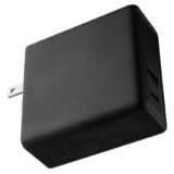 Insignia, 72.5W 2-Port USB-C/USB Foldable Wall Charger, Black
