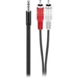 Insignia 6' 3.5 mm to Stereo Audio RCA Cable - Black