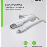 Belkin BoostCharge Braided Lightning Cable, White
