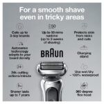 Braun Series 7 - 7026S 360 Flex Head Electric Shaver with Beard Trimmer for Men - Image 3