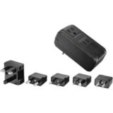 Insignia NS-MTCA-C Travel Adapter and Converter, Black