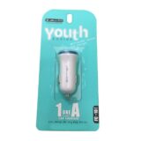Jellico FC-10 USB 1A Car Charger, white