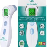 Wellworks Non-Contact Infrared Thermometer - Baby Thermometer for Forehead and Object Use