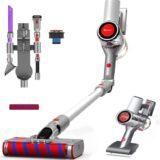 Cordless Vacuum Cleaner, Redroad V17 Stick Vacuum with 450W Powerful Suction