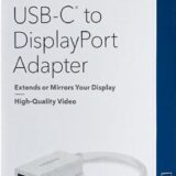 Insignia USB-C to DisplayPort Adapter, White, NS-PCACD-C