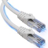 Tech Craft Cat6 Ethernet Cable, 25 Ft, RJ45, White
