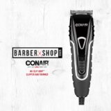 CONAIR Double Trim grooming system, 2-blade cutting system, detailing blade