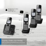 Panasonic KX-TGD394C 4-Handset Landline Telephone - Image 7