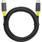 Insignia 8' 100W USB-C to USB-C Charge-and-Sync Braided Cable ,Black,NS-CC5A8FT - Image 2