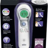 Braun BNT300CA No-Touch and Forehead Thermometer with Colour Coded Display for Baby, Children and Adults, No. 1 Brand Among Pediatricians and Moms