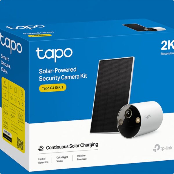TP-Link Tapo C410 uses solar power 2k security camera kit