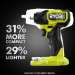Ryobi 18V ONE+ HP Compact Brushless 3/8″ Impact Wrench (4-Mode) - Image 3