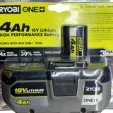 Ryobi ONE+ 18V 4Ah Lithium High Performance Battery