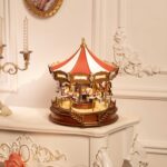 Rolife AMC01 Classic Carousel 3D Wooden Puzzle Kit - Image 2