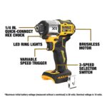 Dewalt Max XR 3 Speed Impact Drive - Image 2