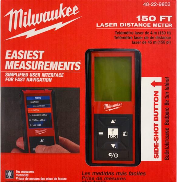 Milwaukee 150 Ft Laser Distance Meter