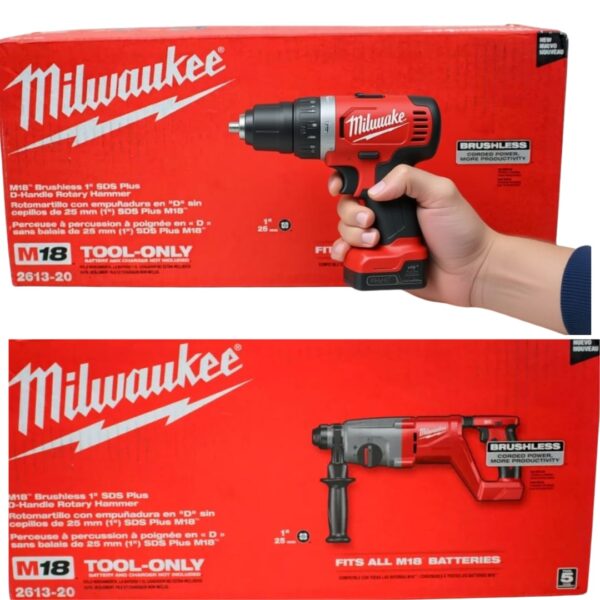 Milwaukee M18 Brushless 18V D-Handle Rotary Hammer (2613-20)