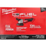 Milwaukee M18 Brushless Cordless FUEL Grinder (2880-20) – Tool Only