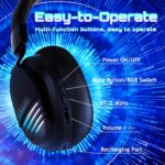 COLUSI X09 Wireless Gaming Headset with Noise Cancelling Mic-2.4GHz Headphones - Image 3